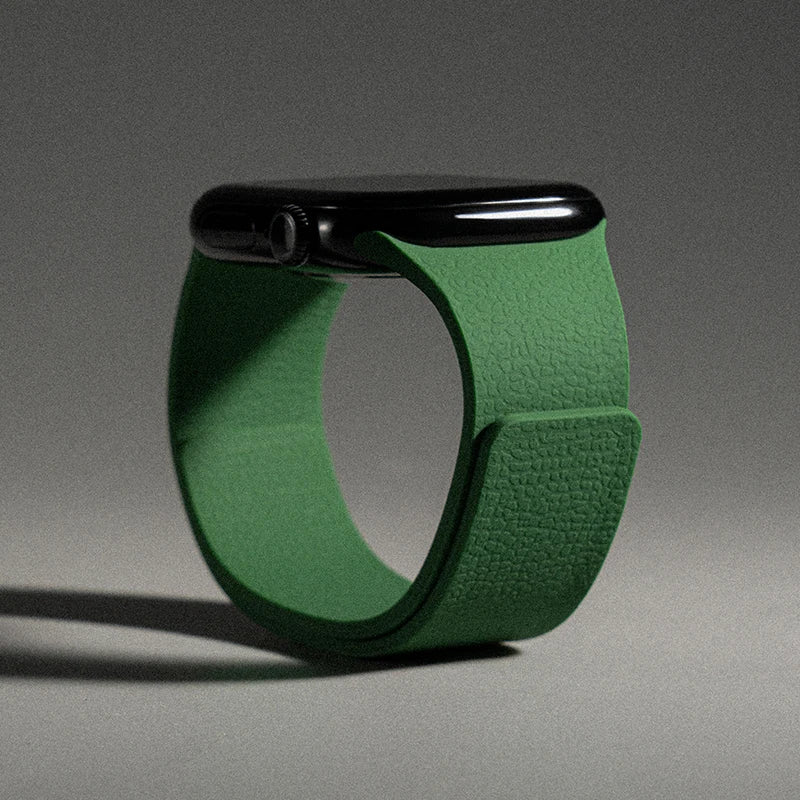 Ανταλλακτικό λουράκι για Apple Watch από μαγνητικό σιλικόνη πράσινο