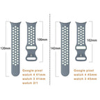 Ανταλλακτικό λουράκι για <span data-glossary-id="Google Pixel Watch">Google Pixel Watch</span> 1, 2, 3, 4 41mm 45mm 
