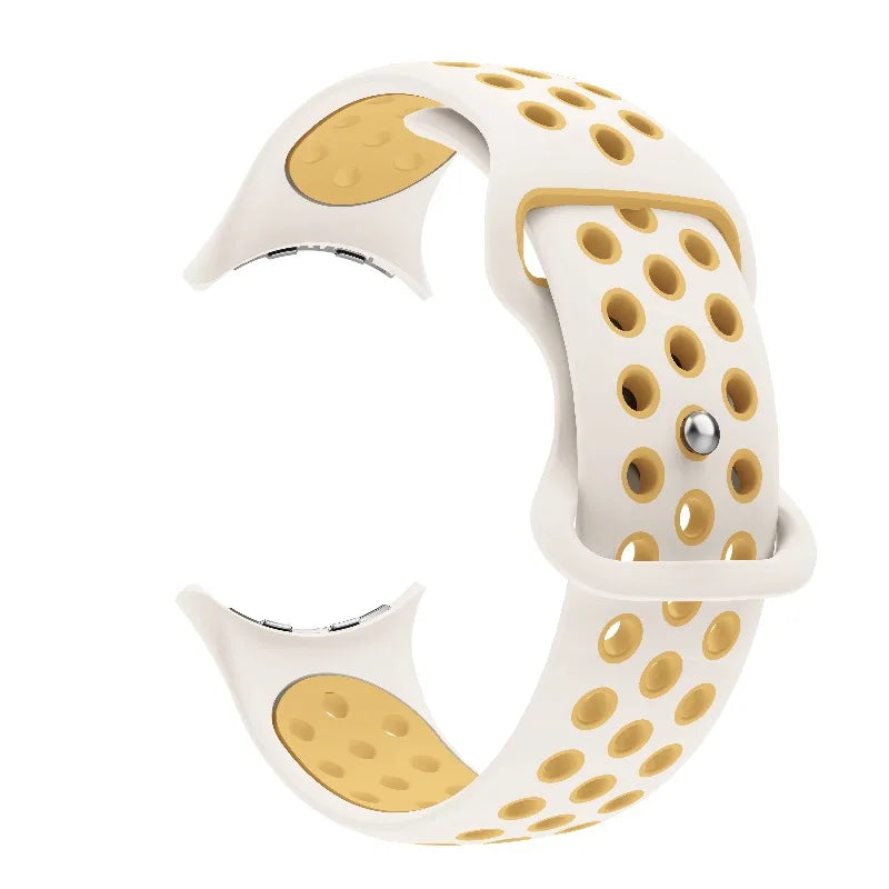 Ανταλλακτικό λουράκι για <span data-glossary-id="Google Pixel Watch">Google Pixel Watch</span> 1, 2, 3, 4 41mm 45mm λευκό κίτρινο