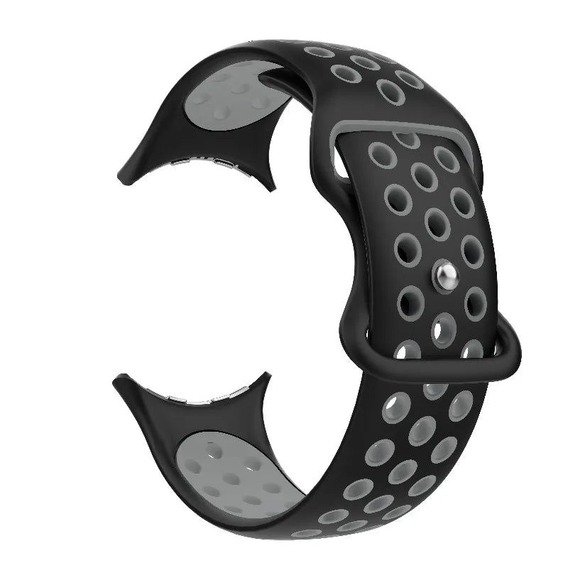 Ανταλλακτικό λουράκι για <span data-glossary-id="Google Pixel Watch">Google Pixel Watch</span> 1, 2, 3, 4 41mm 45mm μαύρο και γκρι