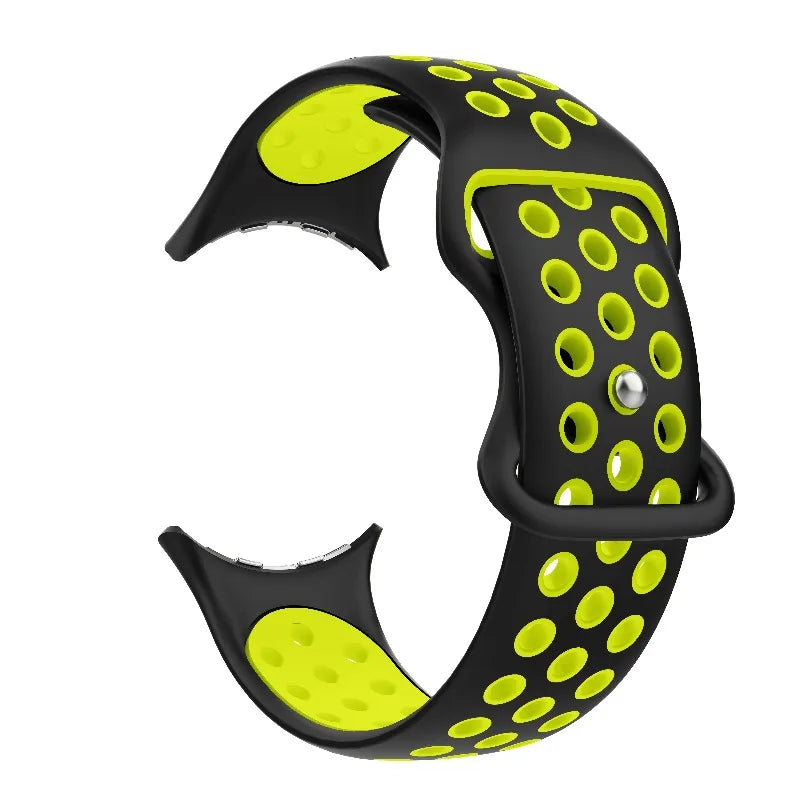 Ανταλλακτικό λουράκι για <span data-glossary-id="Google Pixel Watch">Google Pixel Watch</span> 1, 2, 3, 4 41mm 45mm μαύρο και πράσινο