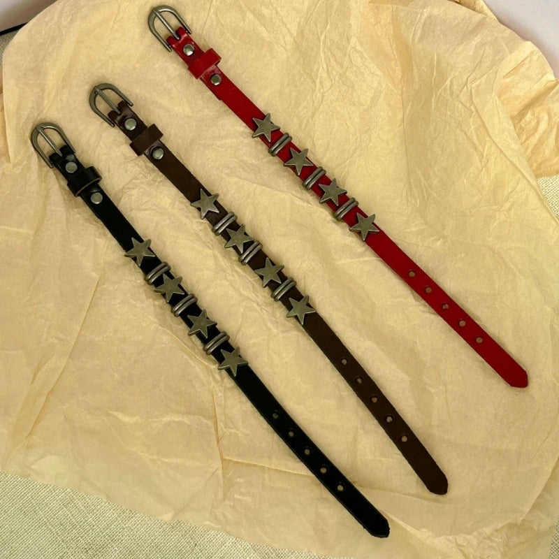 Βραχιόλι σε Vintage στυλ με καφέ αστέρια