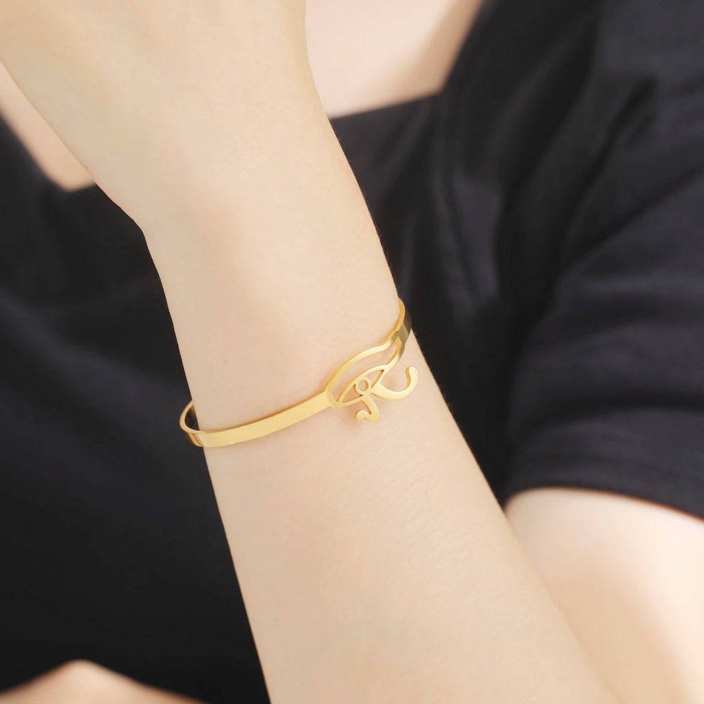 Βραχιόλι Αρχαίας Αιγύπτου με Μάτι του Ώρου χρυσό