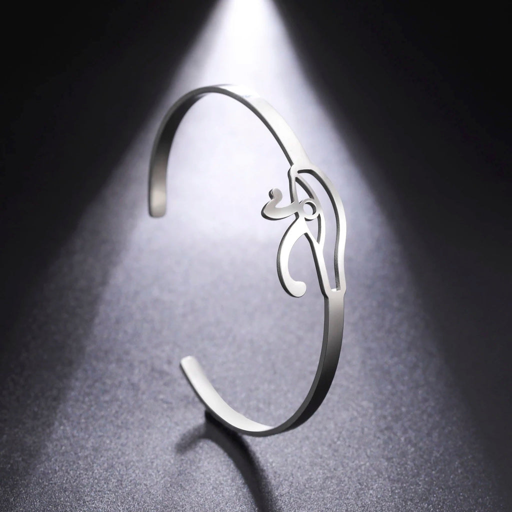 Βραχιόλι Αρχαίας Αιγύπτου με Μάτι του Ώρου ασημί