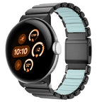 Μπρασελέ από ανοξείδωτο ατσάλι για το Google Pixel Watch 3, 4, 45mm μαύρο και μπλε