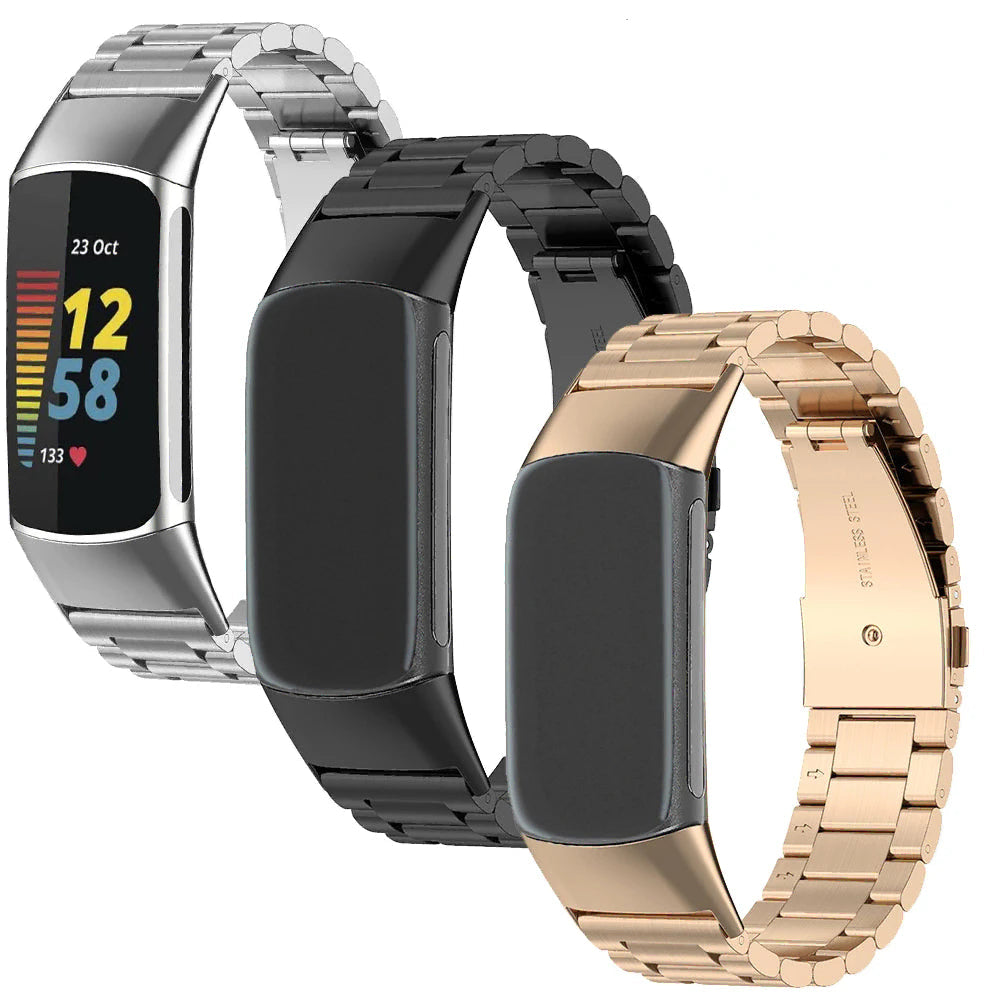 Μπρασελέ από ατσάλι για το ρολόι Fitbit Charge 5, Charge 6