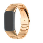 Μπρασελέ από ατσάλι για το ρολόι Fitbit Charge 5, Charge 6 ροζ χρυσό