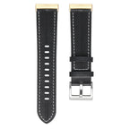 Δερμάτινο λουράκι για ρολόι Fitbit Versa 3, Versa 4, Sense 1 και Sense 2 μαύρο
