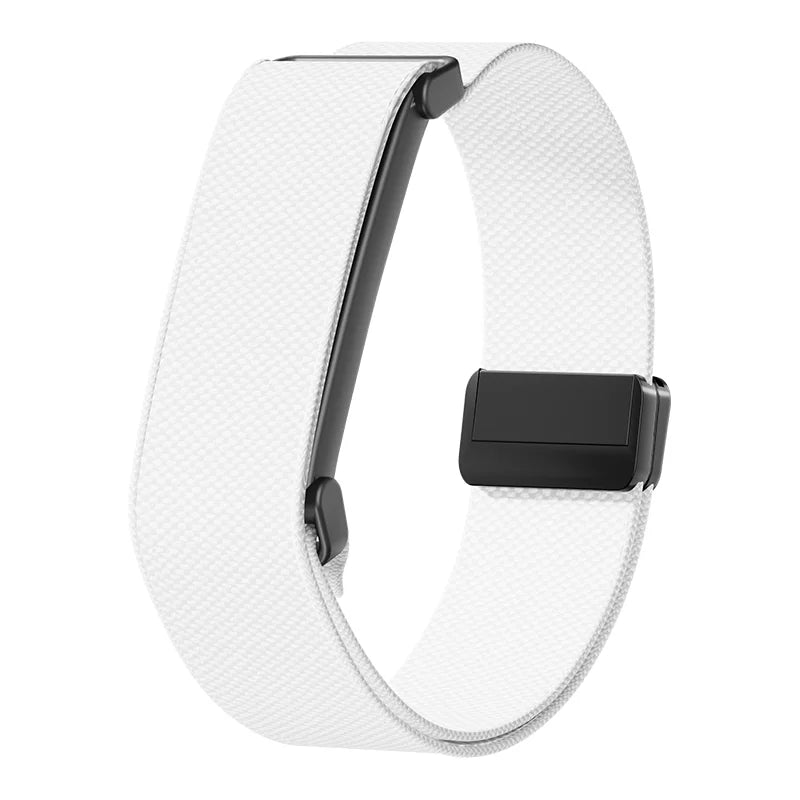 Λουράκι από νάιλον για ρολόι Google Fitbit Air λευκό και μαύρο