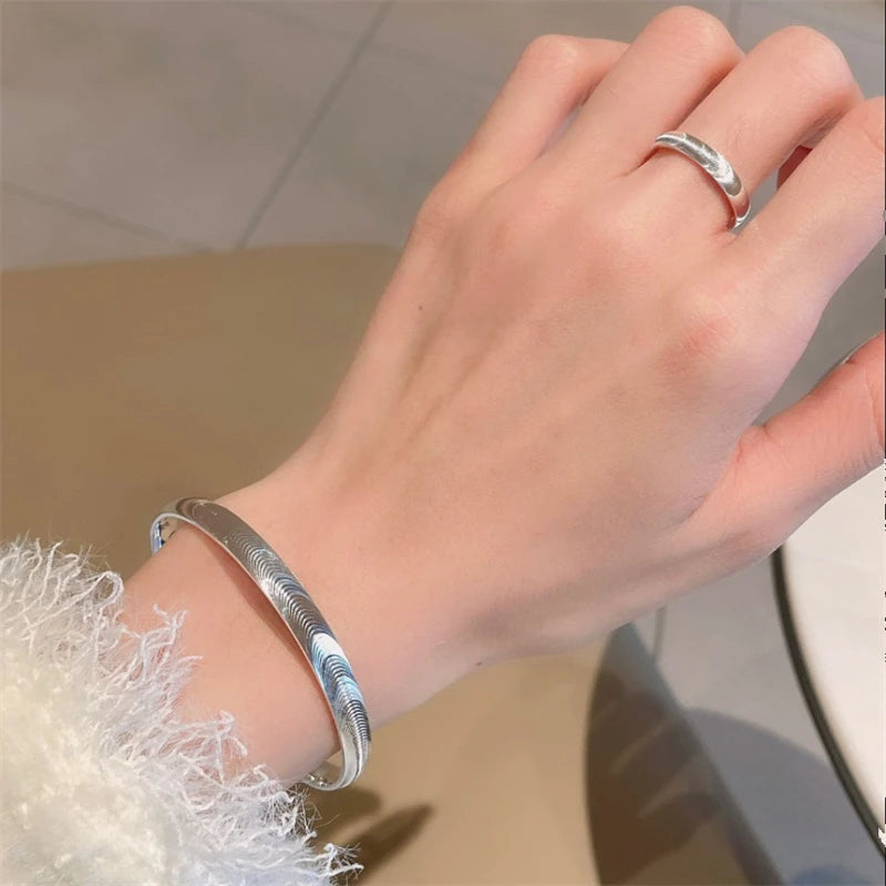 Βραχιόλι από λειασμένη πέτρα μάτι της γάτας 