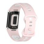 Λουράκι σιλικόνης για το ρολόι Fitbit Charge 5, Charge 6 ροζ