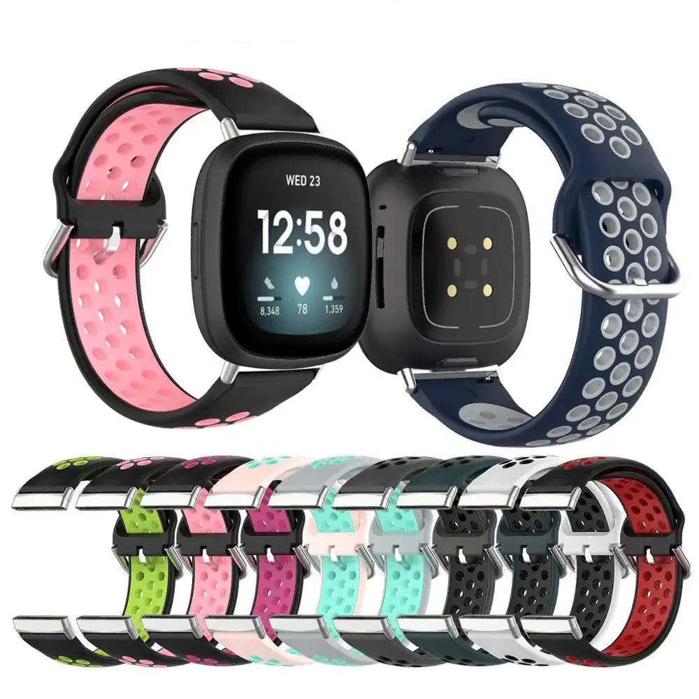 Λουράκι σιλικόνης για ρολόι Fitbit Versa 3, Versa 4, Sense 1 και Sense 2 