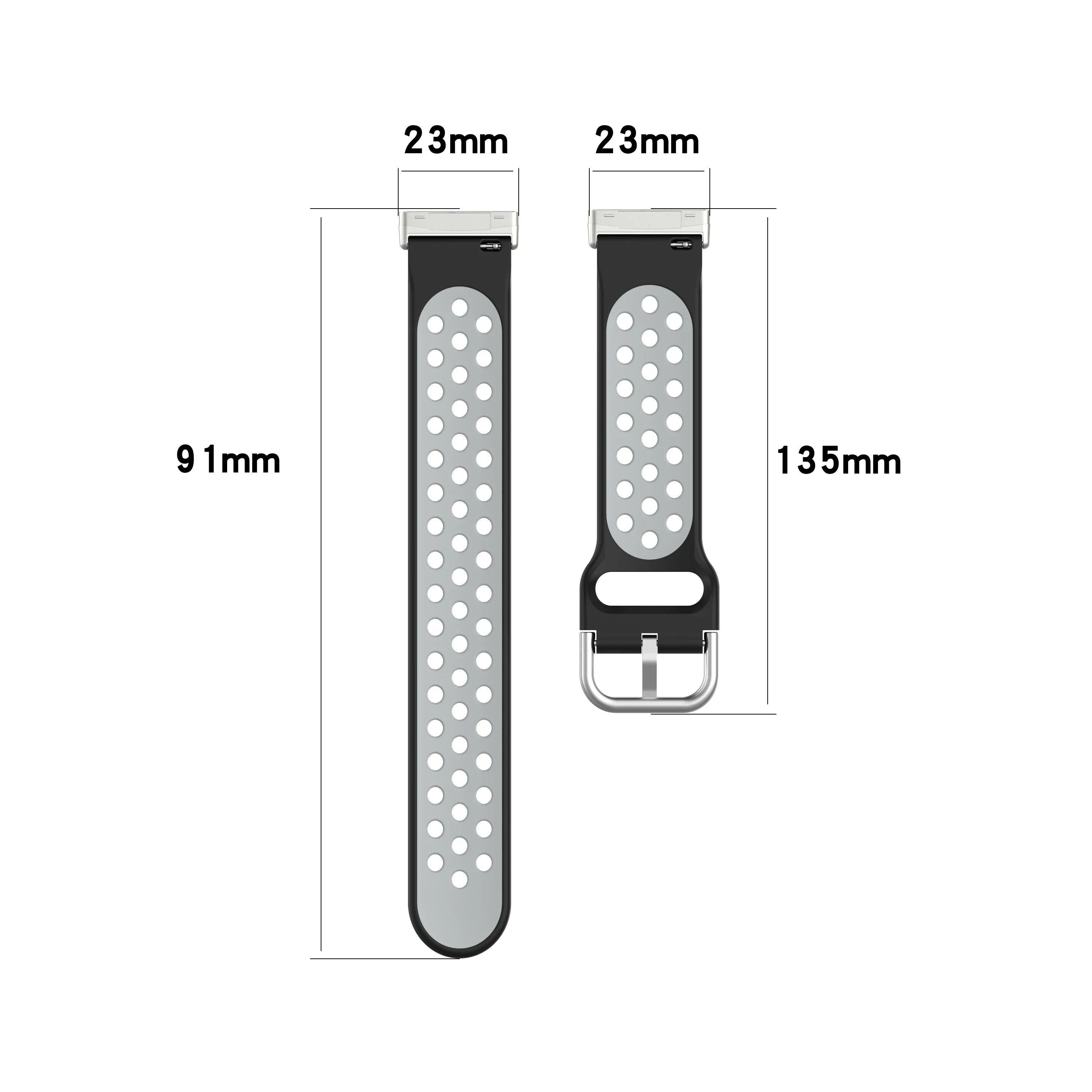 Λουράκι σιλικόνης για ρολόι Fitbit Versa 3, Versa 4, Sense 1 και Sense 2 