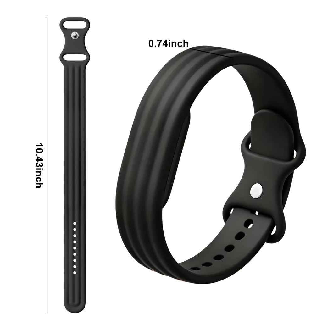 Λουράκι σιλικόνης για ρολόι Google Fitbit Air μαύρο