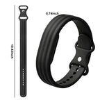 Λουράκι σιλικόνης για ρολόι Google Fitbit Air μαύρο