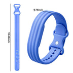 Λουράκι σιλικόνης για ρολόι Google Fitbit Air μπλε