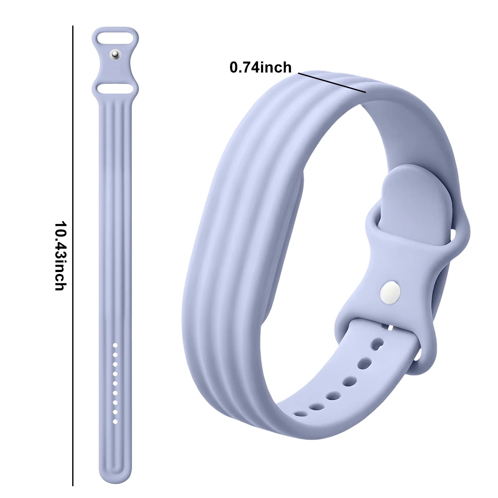 Λουράκι σιλικόνης για ρολόι Google Fitbit Air μπλε