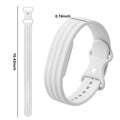 Λουράκι σιλικόνης για ρολόι Google Fitbit Air λευκό