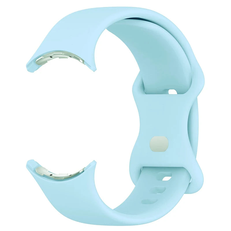 Βραχιόλι σιλικόνης για Smartwatch Google Pixel Watch 1 & 2 γαλάζιο