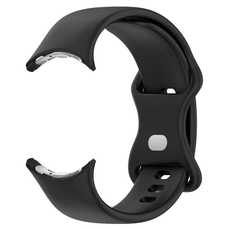 Βραχιόλι σιλικόνης για Smartwatch Google Pixel Watch 1 & 2 μαύρο