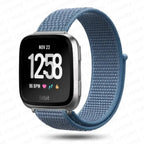 Βραχιόλι από ύφασμα για ρολόι Fitbit Versa 3 Versa 4 Sense 2 μπλε