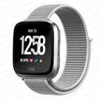 Βραχιόλι από ύφασμα για ρολόι Fitbit Versa 3 Versa 4 Sense 2 γκρι