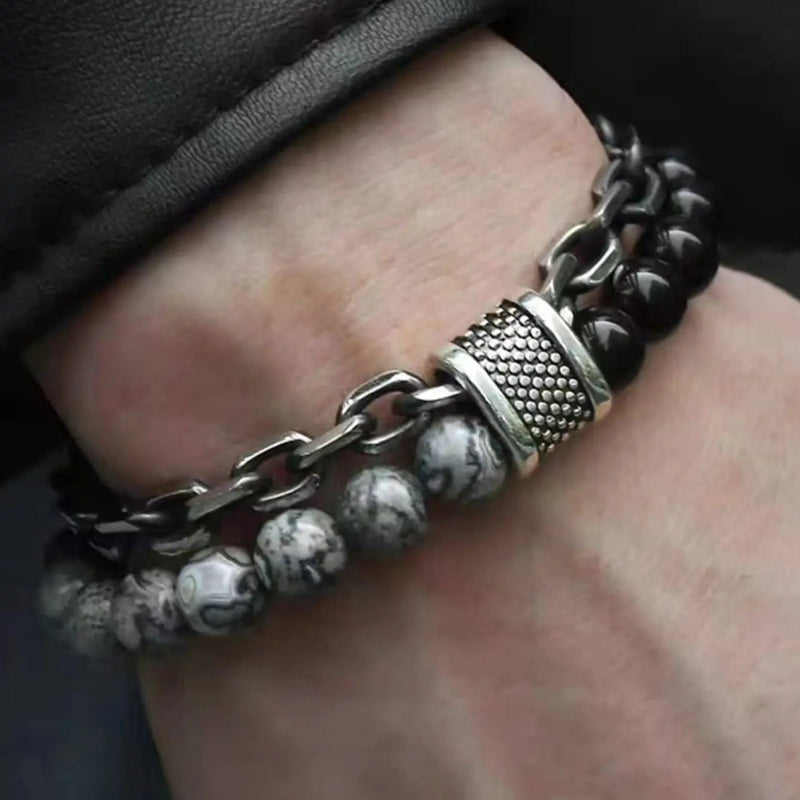 Bracelet Ethnique de Style Punk Homme