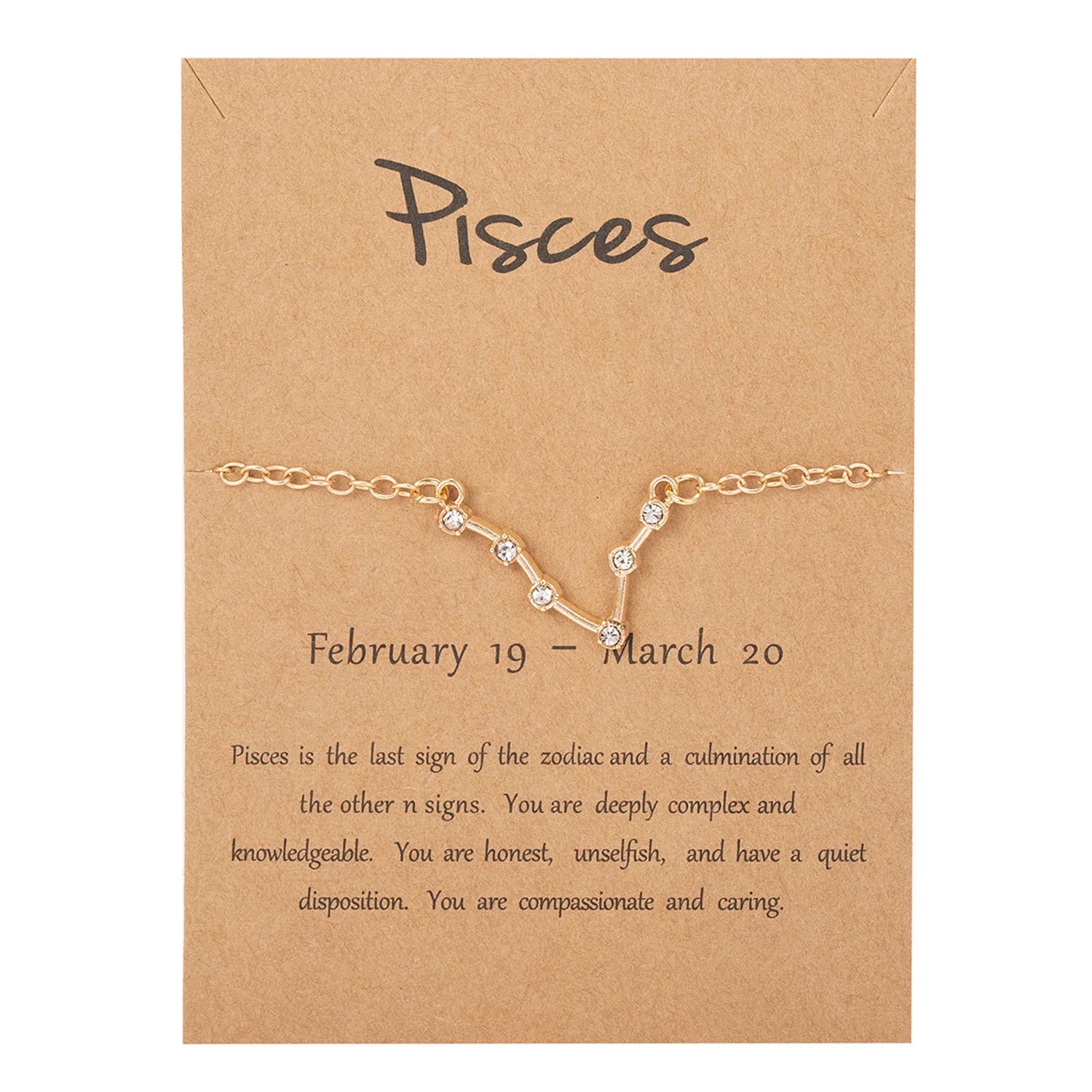 Βραχιόλι Γυναικείο Ζώδιο 12 Αστερισμοί ιχθύς