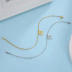 Λεπτό Βραχιόλι Λουλούδι Λωτού 