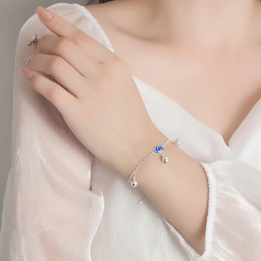 Βραχιόλι Gourmette Λωτός Γυναίκα