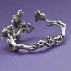 Βραχιόλι Gourmette Λουλούδια Μαγνόλιας