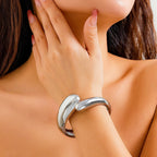 Βραχιόλι Gourmette Σταγόνα Νερού ασήμι