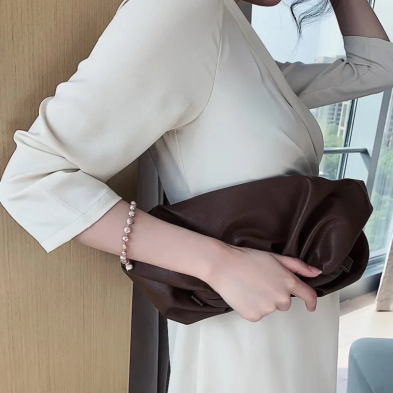 Βραχιόλι Gourmette με Ροζ Πέρλες