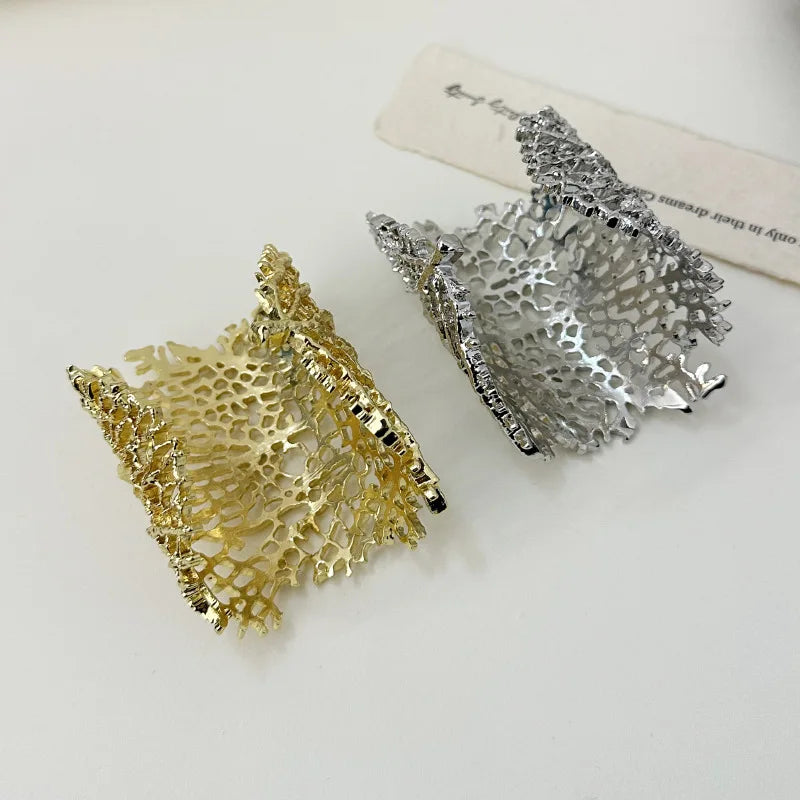 Bracelet Large Corail Femme or