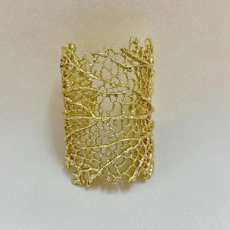 Βραχιόλι Μεγάλο Κοράλλι Γυναίκα χρυσό