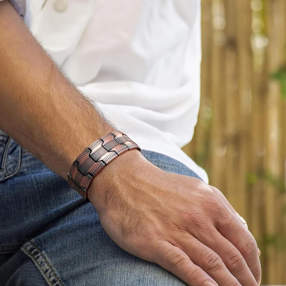 Bracelet magnétique en cuivre