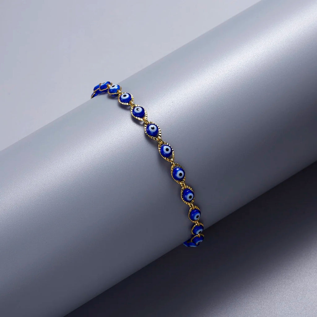 Μπλε Βραχιόλι Κακό Μάτι Μποέμ Στυλ 
