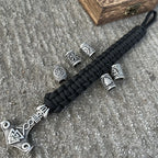 Βραχιόλι Mjolnir - Σφυρί Thor Hammer Viking μαύρο