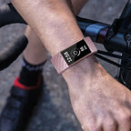 Βραχιόλι Ρολογιού Fitbit Charge 3 & Charge 4 ροζ χρυσό με γκλίτερ