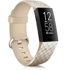 Βραχιόλι Ρολογιού Fitbit Charge 3 & Charge 4 χρυσό με γκλίτερ
