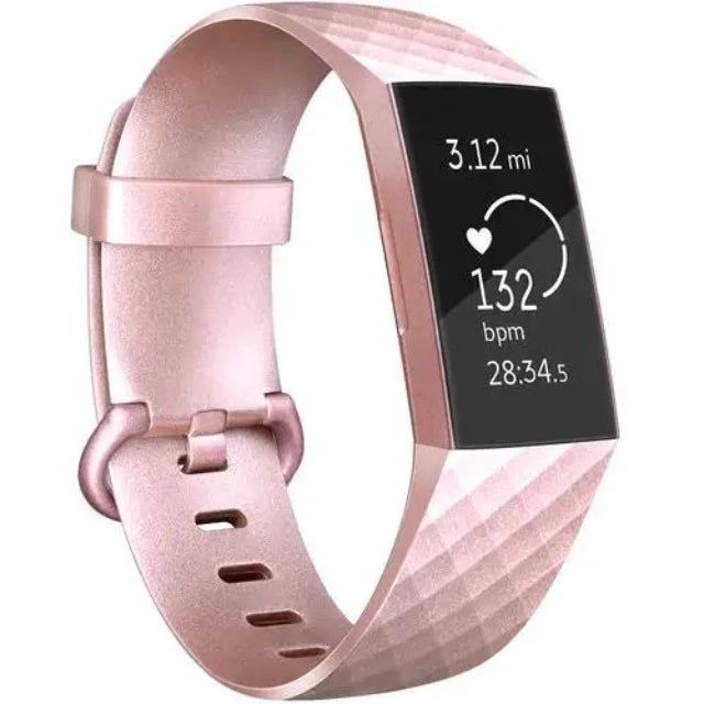 Βραχιόλι Ρολογιού Fitbit Charge 3 & Charge 4 ροζ χρυσό