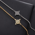 Βραχιόλι Κόμπος Μάγισσας σε Χρυσό ή Ασήμι