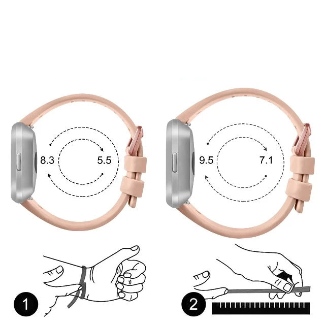 Λουράκια με παγιέτες για Ρολόι Fitbit Versa 1 Versa 2 