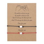 Βραχιόλι για Ζευγάρι Ερωτευμένων (Σετ 2 Βραχιολιών) καρδιά