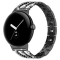 Βραχιόλι για γυναίκες Google Pixel Watch 1, 2, 3, 4 41mm 45mm μαύρο