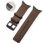 Λουράκι για Google Pixel Watch από καφέ δέρμα 1, 2, 3, 41mm 45mm