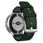 Λουράκι για Google Pixel Watch από καφέ δέρμα 1, 2, 3, 41mm 45mm πράσινο