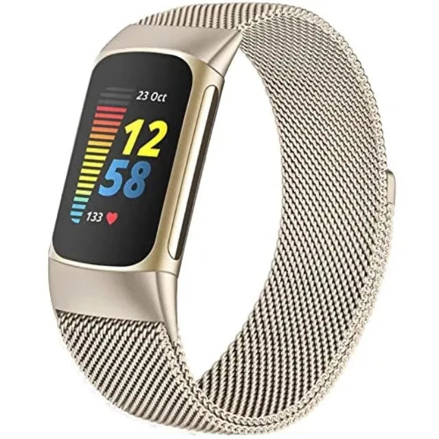 Βραχιόλι για Ρολόι Fitbit Charge 3 Charge 4 Charge 5 χρυσό 