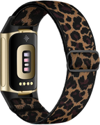Λουράκι για ρολόι Fitbit Charge 5, Charge 6 λεοπάρ