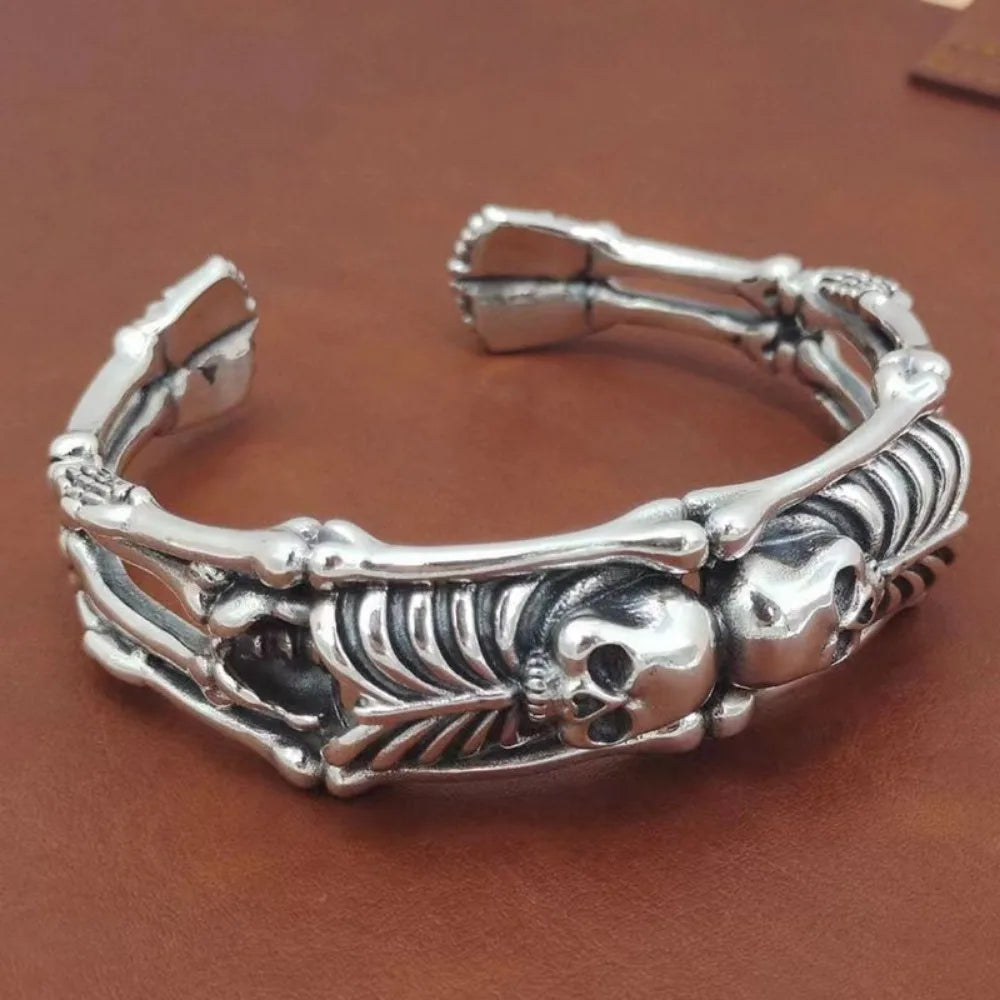 Bracelet Tête de Mort Squelette
